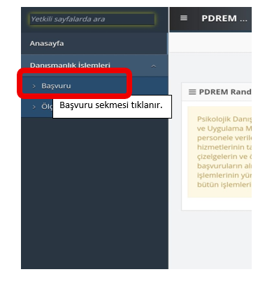 PDREM Randevu Adım 3