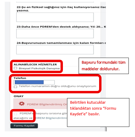 PDREM Randevu Adım 4